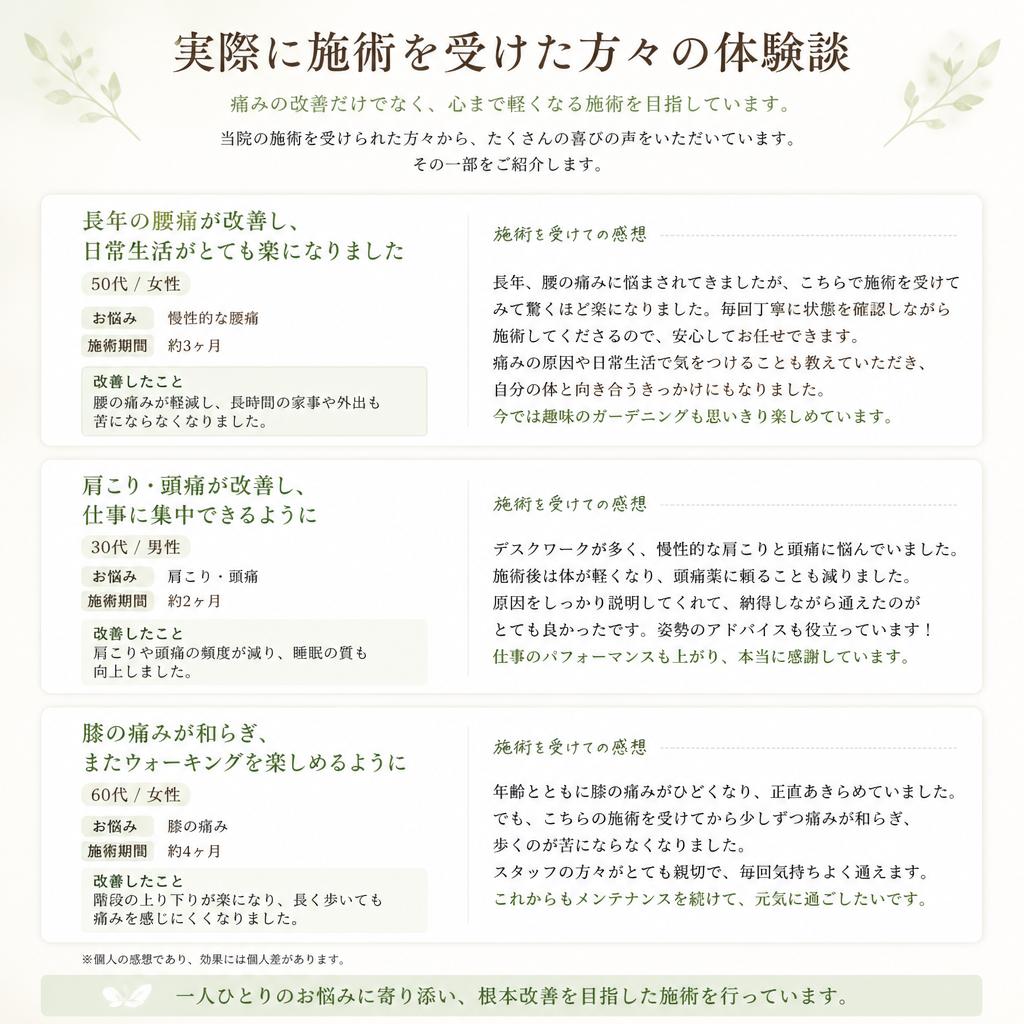 お客様の声