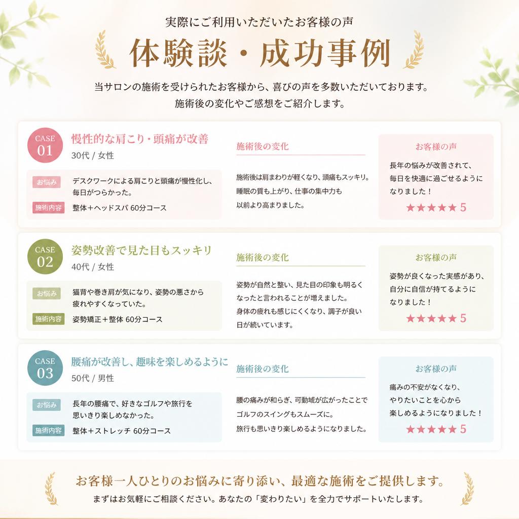 お客様の声
