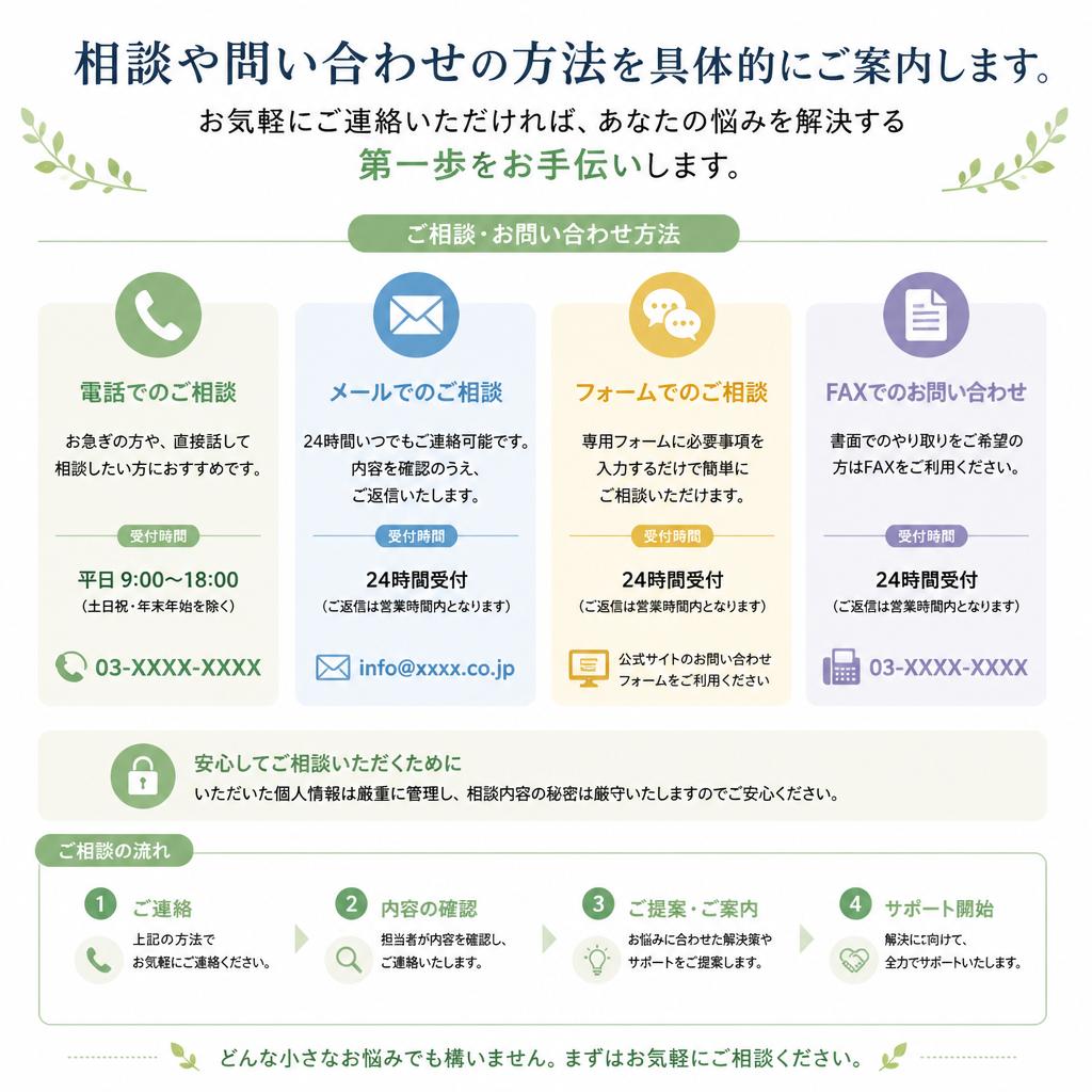 今すぐ無料相談を！