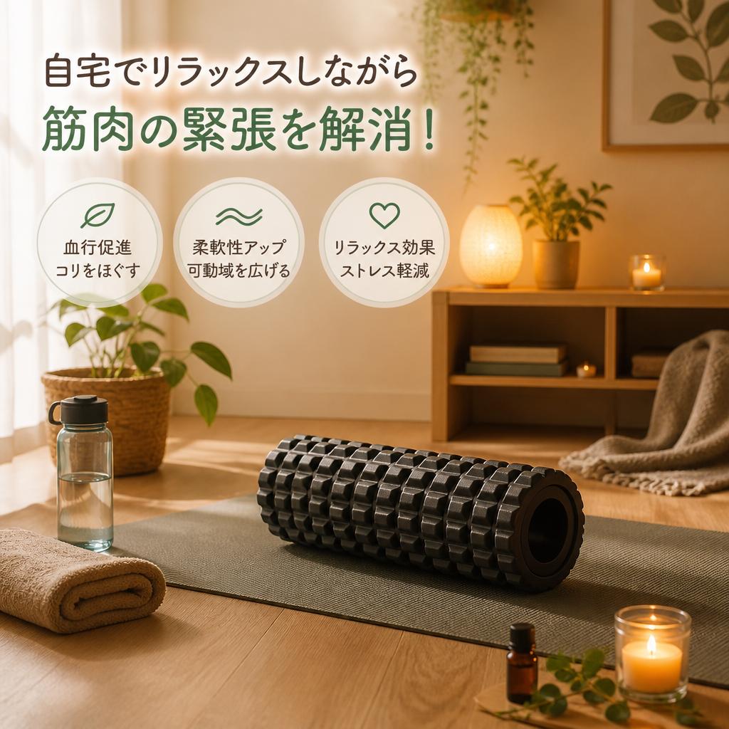 自宅でリラックスしながら筋肉の緊張を解消！