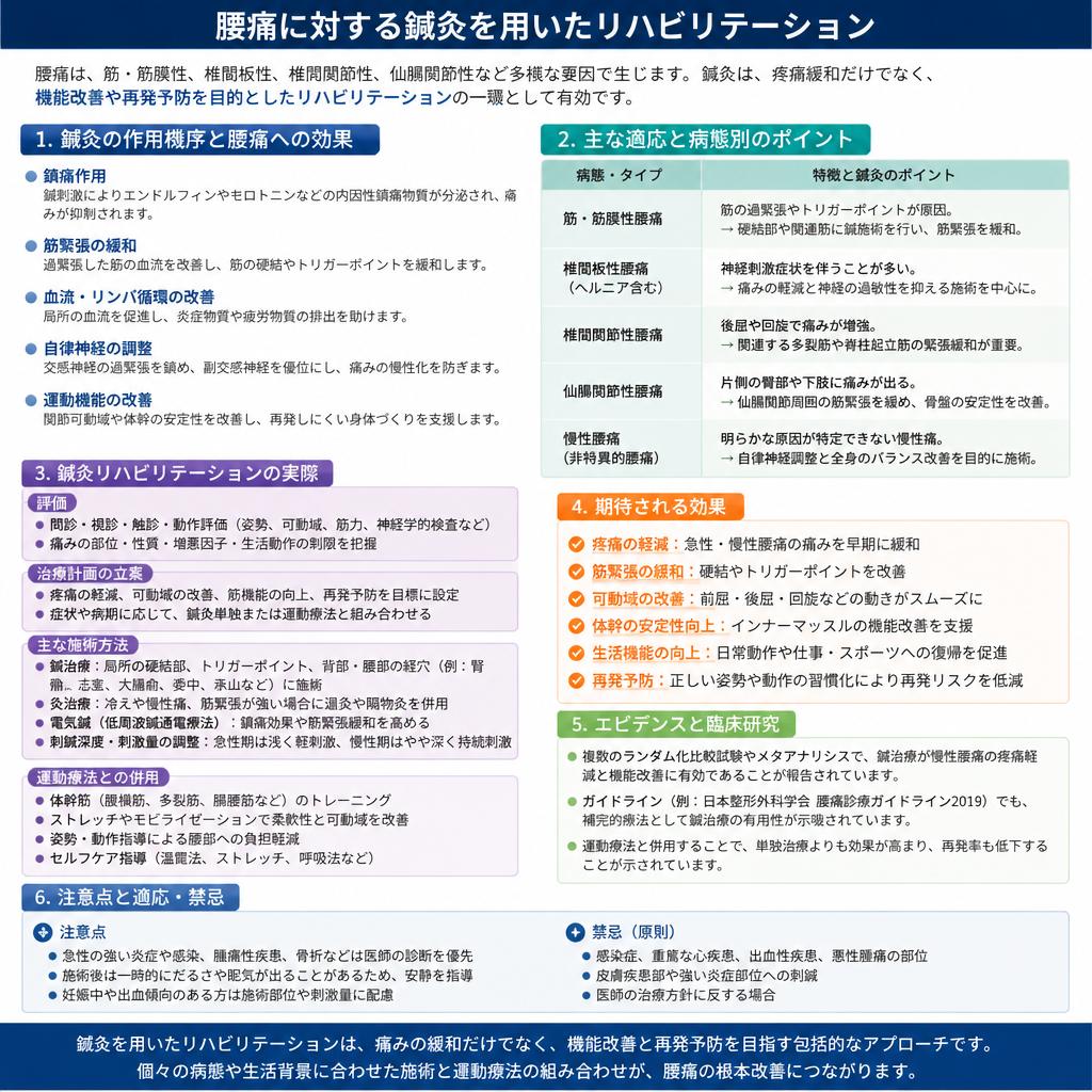 リハビリとしての鍼灸治療法