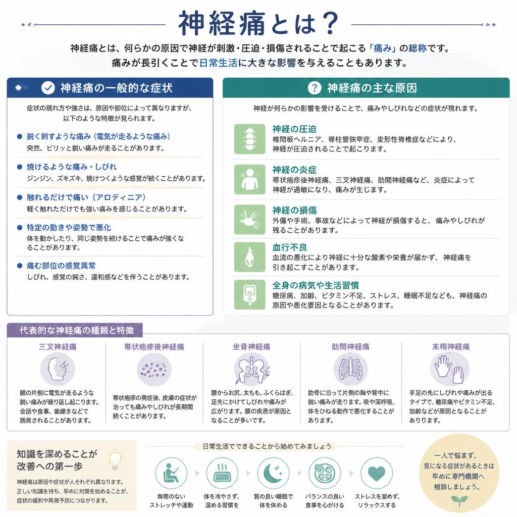 神経痛の症状とその原因