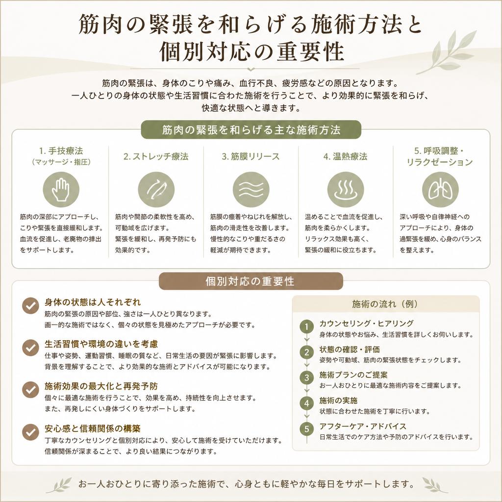 効果的な施術アプローチ