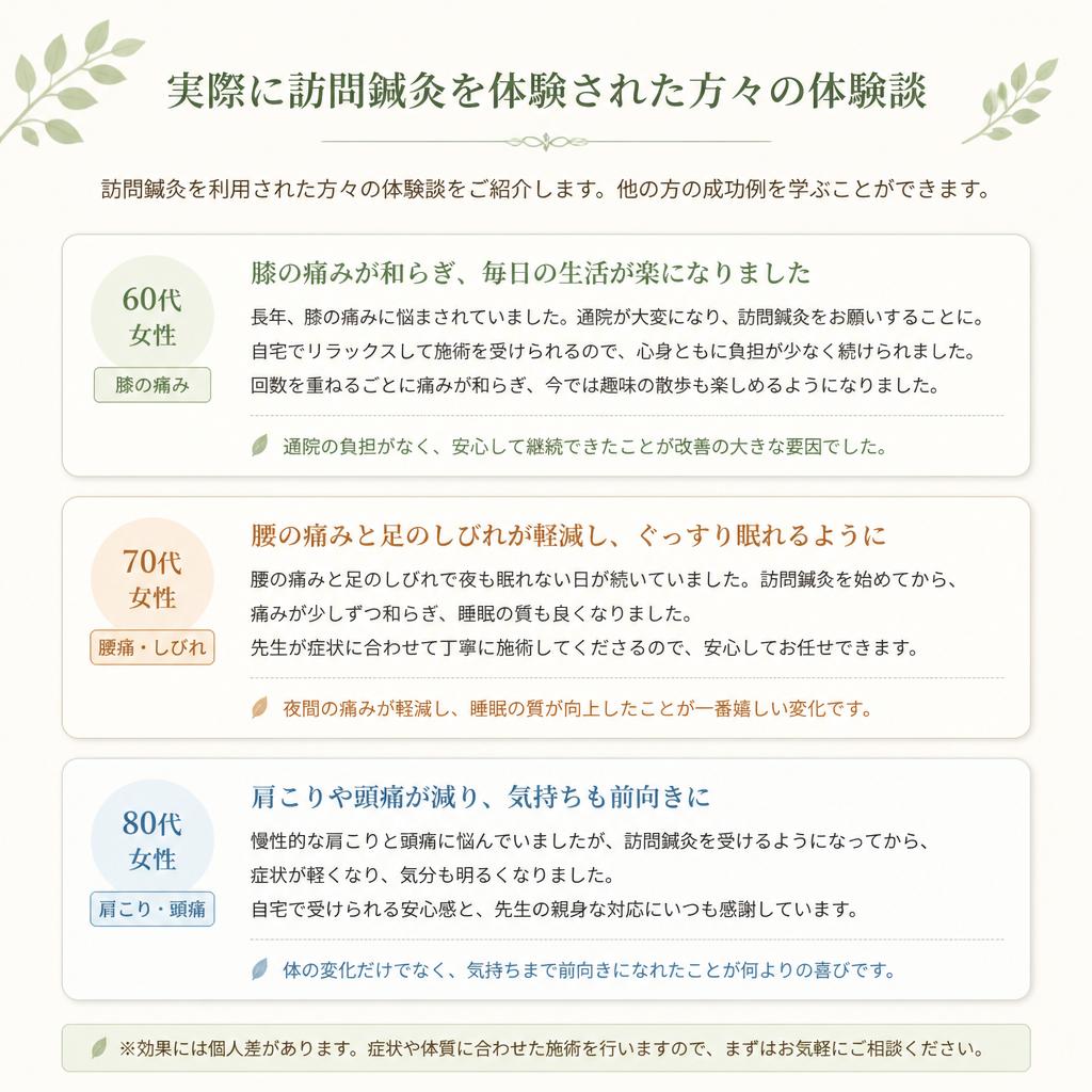 患者様の声