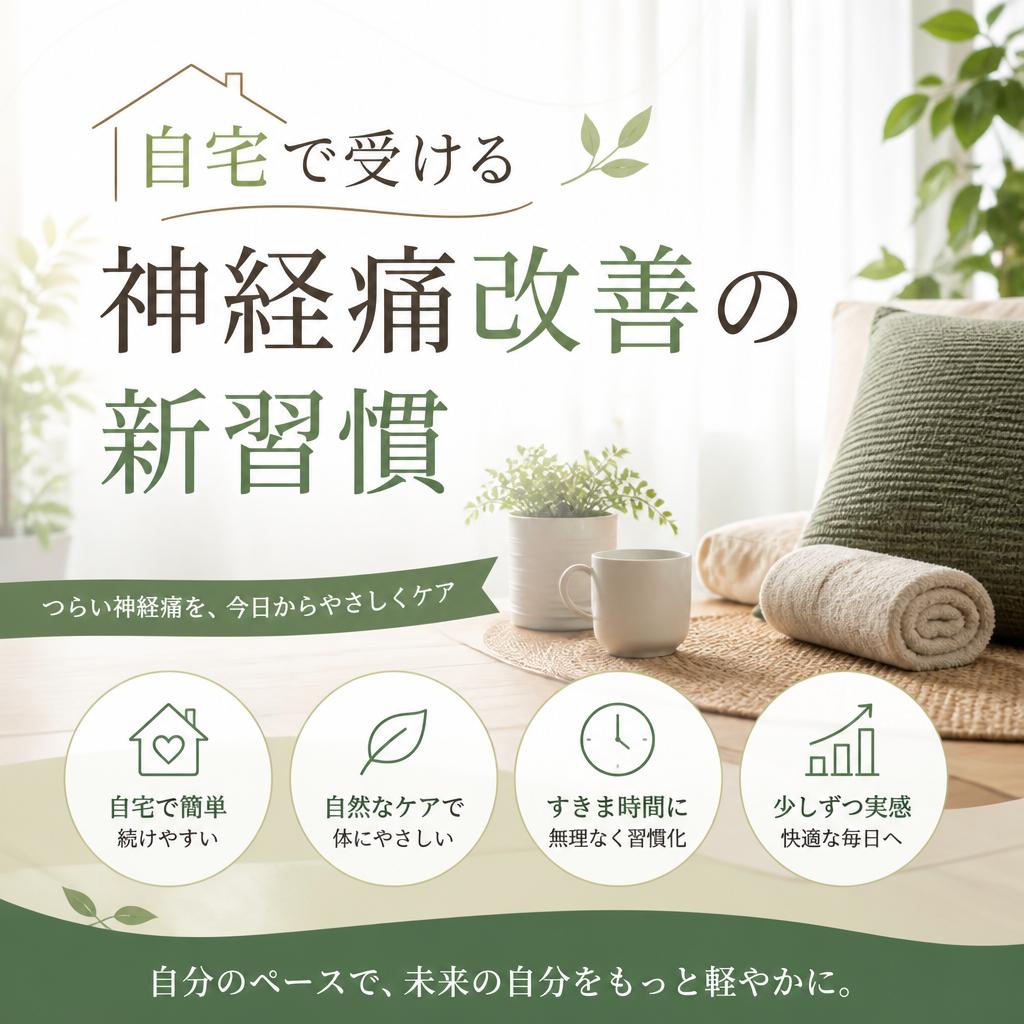 自宅で受ける神経痛改善の新習慣