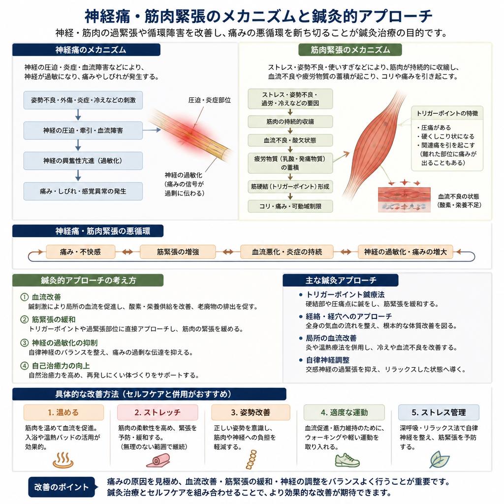 痛みのメカニズムとその改善方法