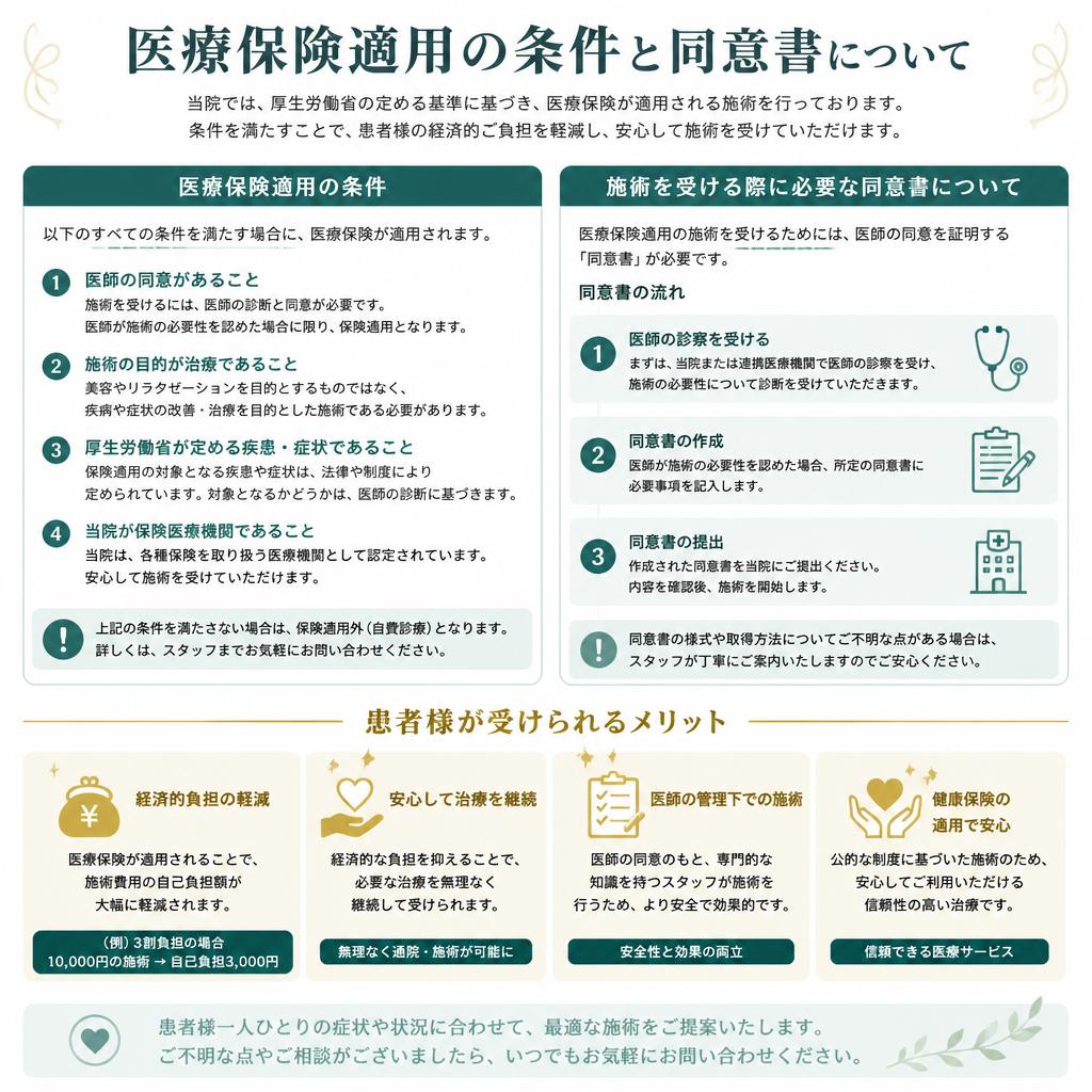 保険適用の施術