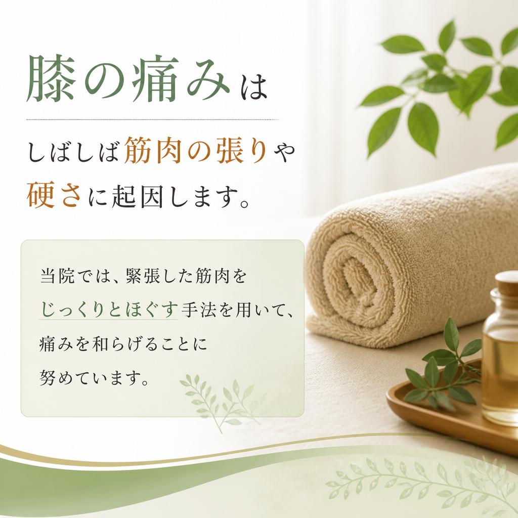 筋肉の張りを解消する手技