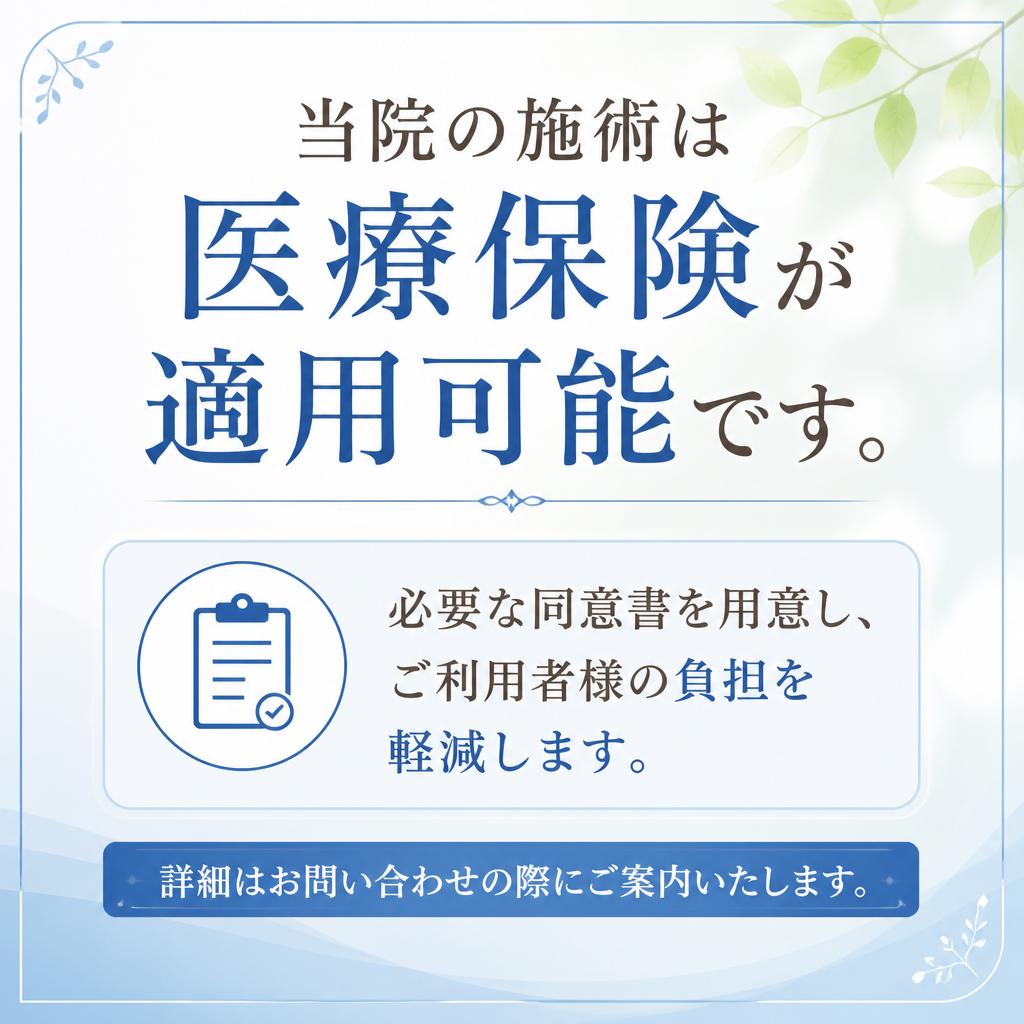 医療保険の適用について
